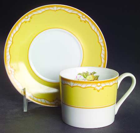 Somerset Flat Cup & Saucer Set