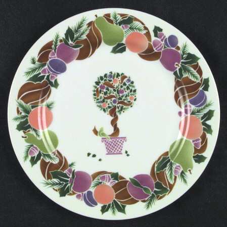 Topiary Wreath Salad Plate