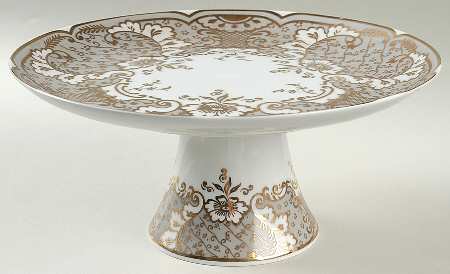 Versailles D'Or 10" Diameter Pedestal Cake Stand