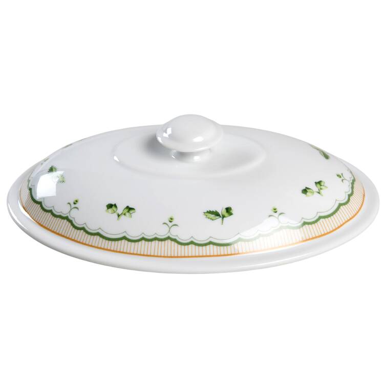 Victorian Gardens Lid for 2.5 Quart Oval Covered Casserole