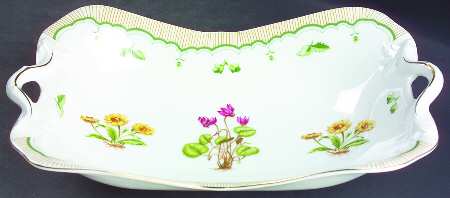 Victorian Gardens 11" Rectangular Vegetable Bowl
