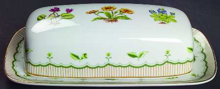 Victorian Gardens 1/4 Lb Covered Butter by Georges Briard