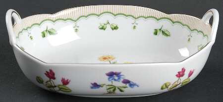 Victorian Gardens 7" Oval Vegetable Bowl