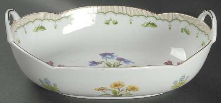 Victorian Gardens 10" Oval Vegetable Bowl