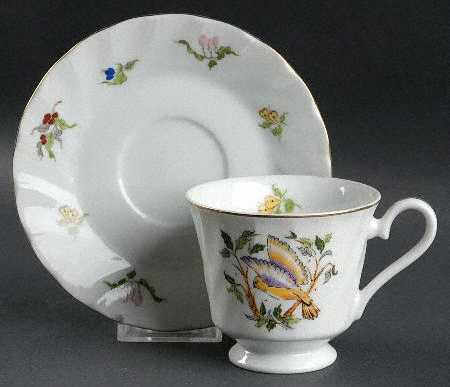 Woodland Melody Footed Cup & Saucer Set