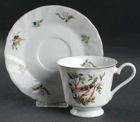 Woodland Melody Footed Cup & Saucer Set