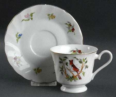 Woodland Melody Footed Cup & Saucer Set