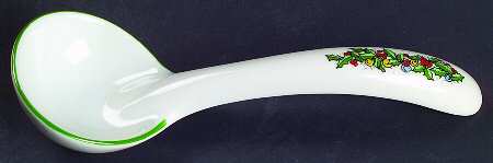 Yule Tide Gravy Ladle Solid Piece