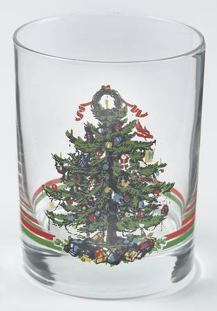 Yule Tide 12 Oz Glassware Double Old Fashioned