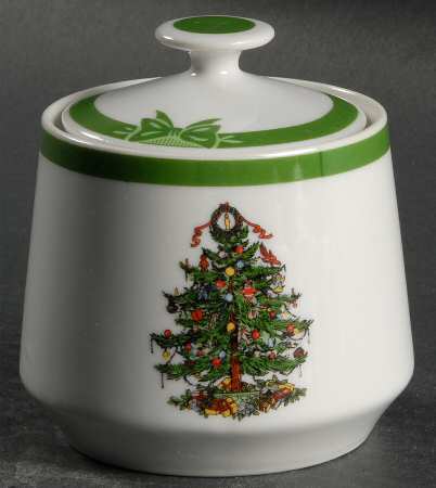 Yule Tide Sugar Bowl & Lid