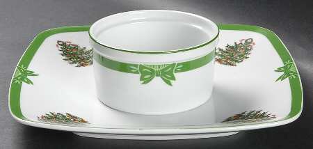 Yule Tide 1 Piece Chip/Dip-No Spreader