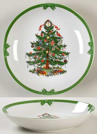 Yule Tide Coupe Soup Bowl