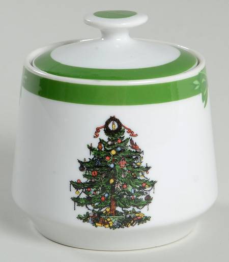 Yule Tide Sugar Bowl & Lid