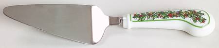 Yule Tide Pie & Cake Server with Stainless Blade