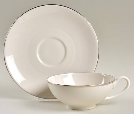 La Jolla Flat Cup & Saucer Set by Sascha Brastoff