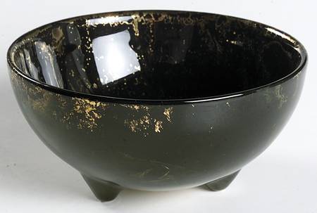 Surf Ballet (Black & Gold) Coupe Soup Bowl