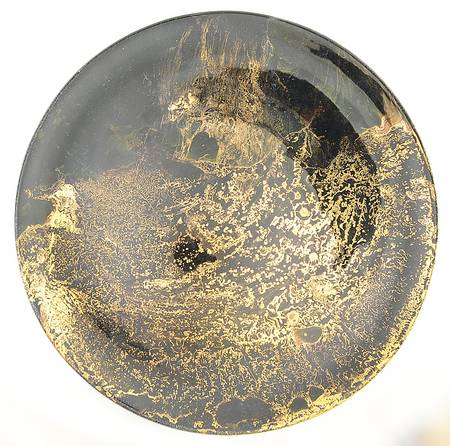 Surf Ballet (Black & Gold) 14" Chop Plate (Round Platter)