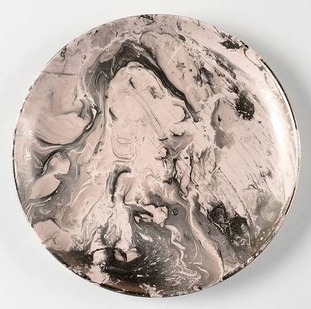 Surf Ballet (Pink & Platinum) Salad Plate