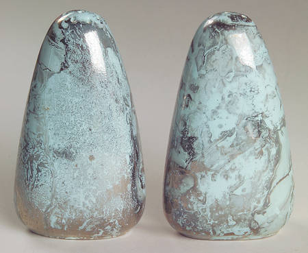 Surf Ballet (Turquoise & Platinum) Salt & Pepper Set
