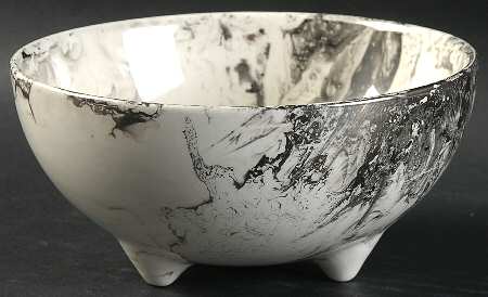 Surf Ballet (White & Platinum) Coupe Soup Bowl