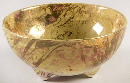 Surf Ballet (Yellow & Pink) Coupe Soup Bowl