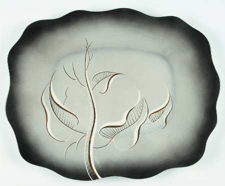 Tree of Life 18" Rectangular Serving Platter
