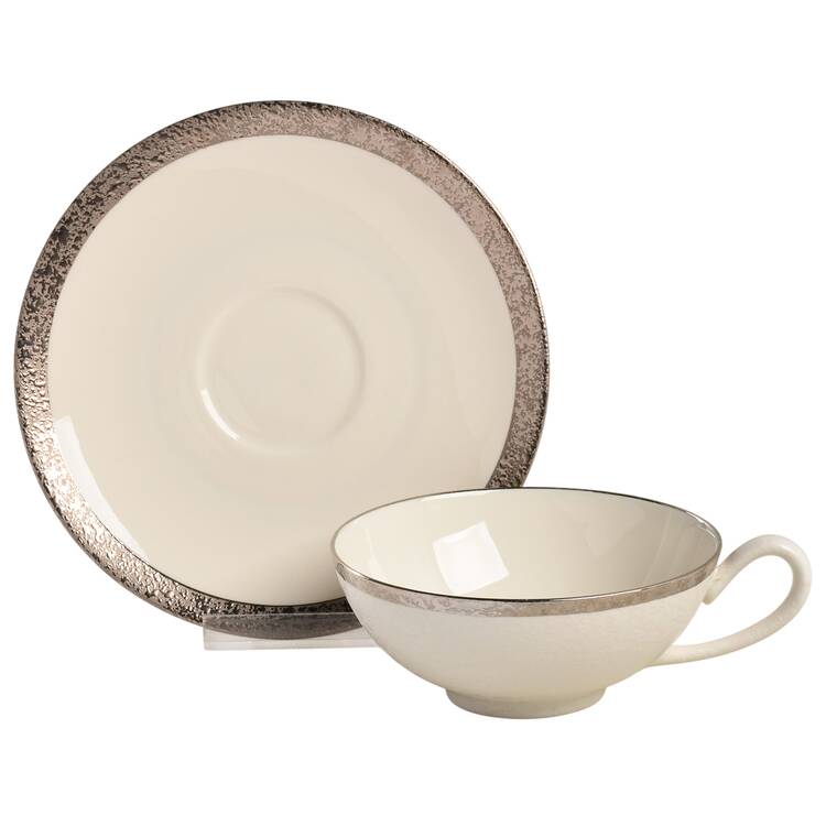 Winrock Flat Cup & Saucer Set