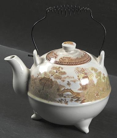 Oriental Gardens Teapot & Lid