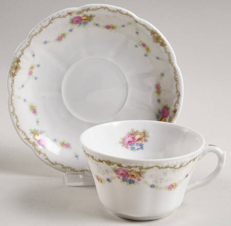 BSS16 Flat Cup & Saucer Set by Bassett