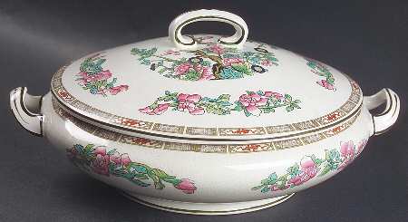 Indian Tree Round Covered Vegetable by Bassett