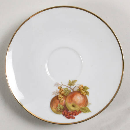 BTH4 (1-16" Gold Trim) Saucer for Flat Cup