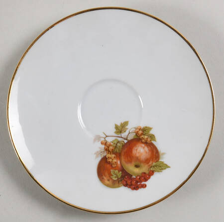 BTH4 (1-16" Gold Trim) Saucer for Flat Cup