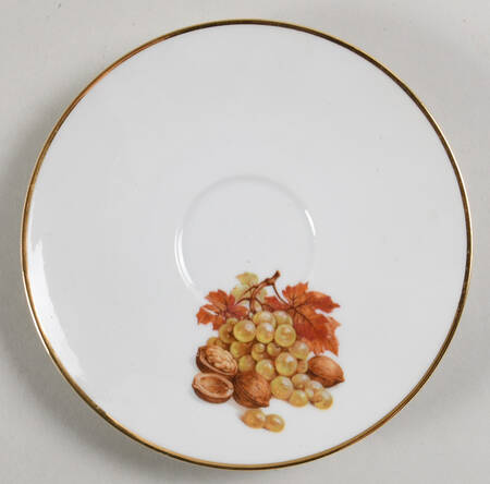 BTH4 (1-16" Gold Trim) Saucer for Flat Cup