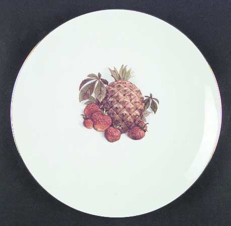 BTH4 (1-16" Gold Trim) Large Dinner Plate