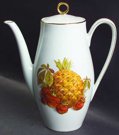 BTH4 (1-16" Gold Trim) Coffee Pot & Lid