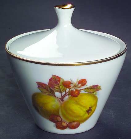 BTH4 (1-16" Gold Trim) Sugar Bowl & Lid