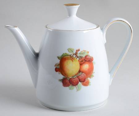 BTH4 (1-16" Gold Trim) Teapot & Lid
