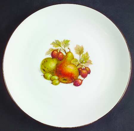 BTH4 (1-16" Gold Trim) Dinner Plate