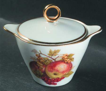 BTH4 (1-8" Gold Trim) Mini Sugar Bowl & Lid