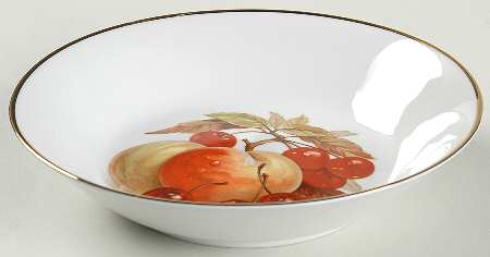 BTH4 (1-16" Gold Trim) Coupe Soup Bowl by Bareuther & Co