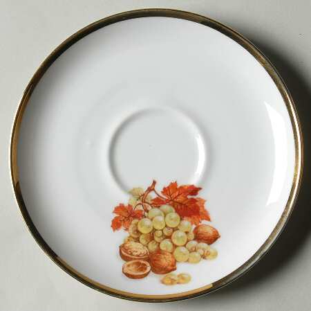 BTH4 (1-16" Gold Trim) Saucer for Flat Cup