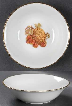 BTH4 (1-16" Gold Trim) Fruit/Dessert (Sauce) Bowl