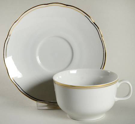 BTH48 Flat Cup & Saucer Set
