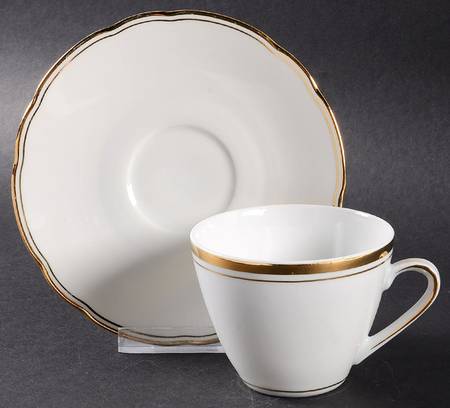 BTH48 Flat Cup & Saucer Set
