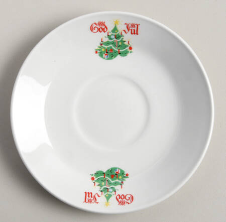 God Jul (White) Saucer