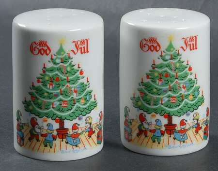God Jul (White) Salt & Pepper Set