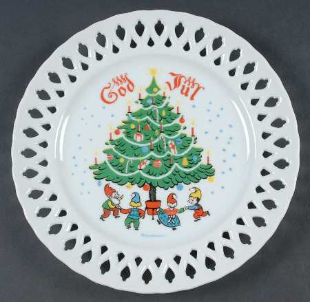God Jul (White) Plate Wall