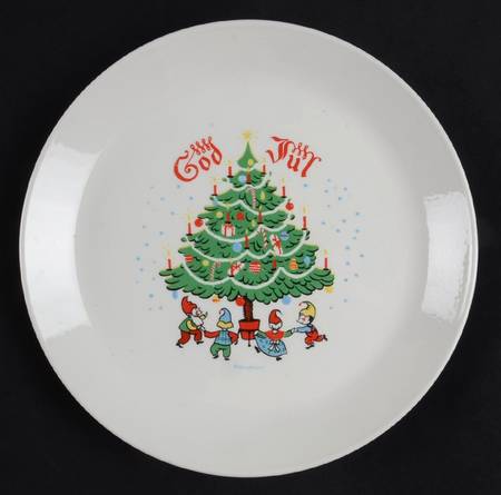 God Jul (White) Salad Plate