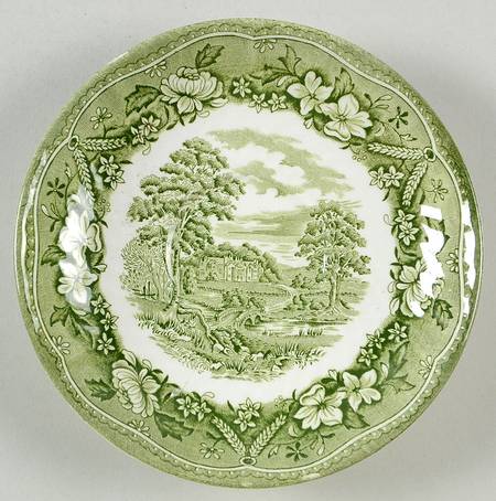 Old Castle Green Saucer