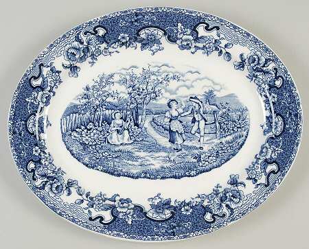 Playtime 12" Oval Serving Platter